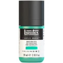 Professional Acrylic Gouache - Bright Aqua Green