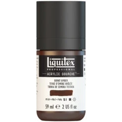 Professional Acrylic Gouache - Burnt Umber