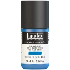Professional Acrylic Gouache - Cerulean Blue Hue