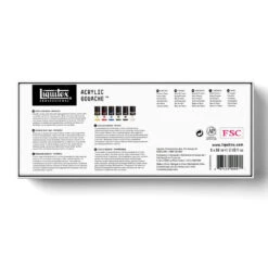 Acrylic Gouache Set - 6x59ml - Primaries 15 Acrylic Gouache Set - 6x59ml - Primaries -Liquitex 68747