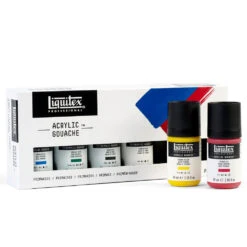 Acrylic Gouache Set - 6x59ml - Primaries 11 Acrylic Gouache Set - 6x59ml - Primaries -Liquitex 68768