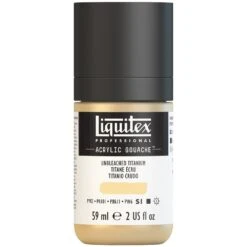 Professional Acrylic Gouache - Unbleached Titanium