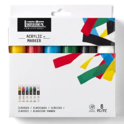 Acrylic Marker Set - 6x15mm - Classics 9 Acrylic Marker Set - 6x15mm - Classics -Liquitex 68814