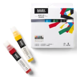 Acrylic Marker Set - 6x15mm - Classics