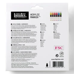 Acrylic Marker Set - 6x15mm - Fluorescents 11 Acrylic Marker Set - 6x15mm - Fluorescents -Liquitex 68823