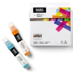 Acrylic Marker Set - 6x15mm - Vibrants