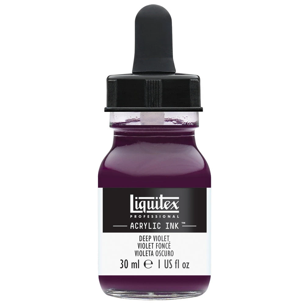 Professional Acrylic Ink - Deep Violet 1 Professional Acrylic Ink - Deep Violet