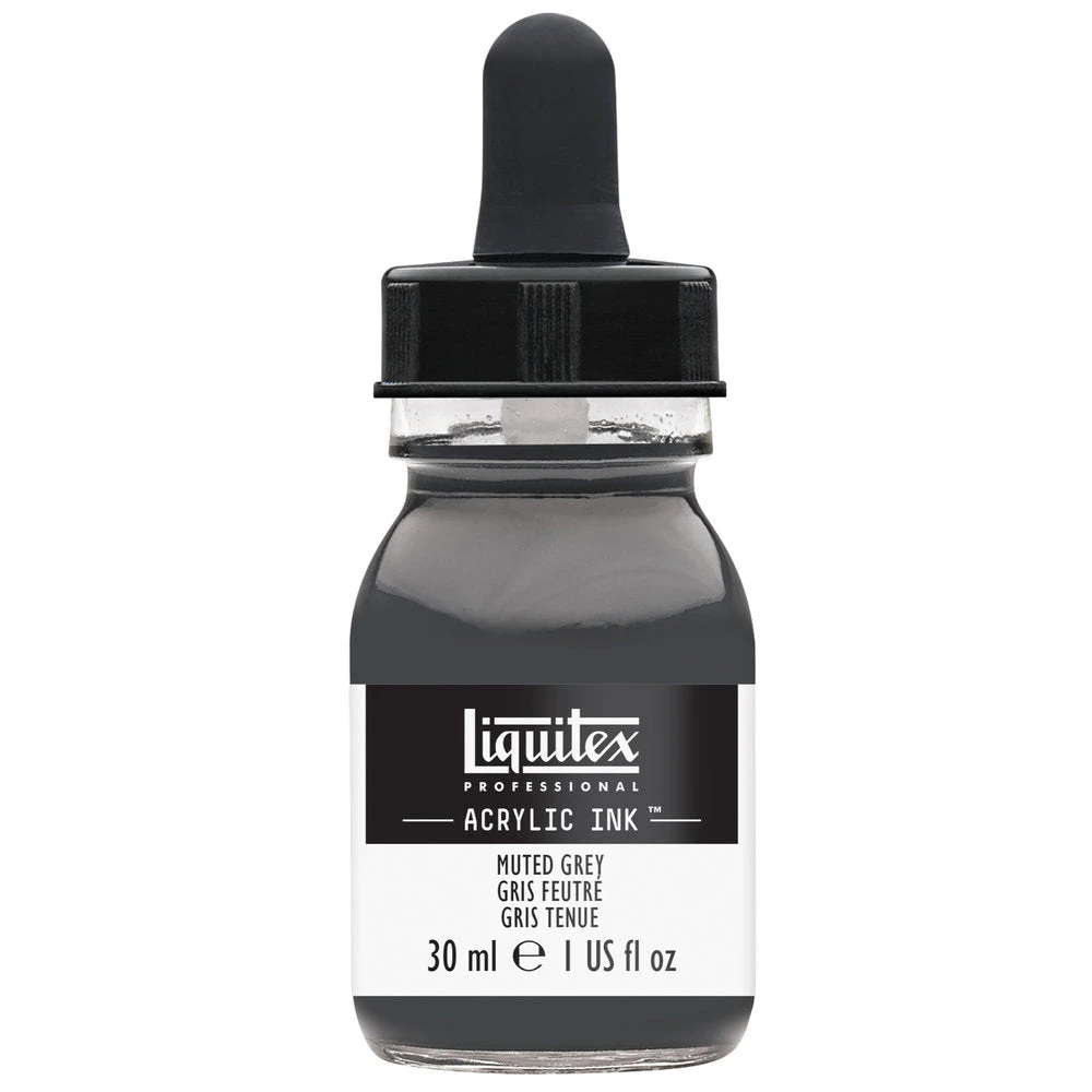Professional Acrylic Ink - Muted Grey 1 Professional Acrylic Ink - Muted Grey