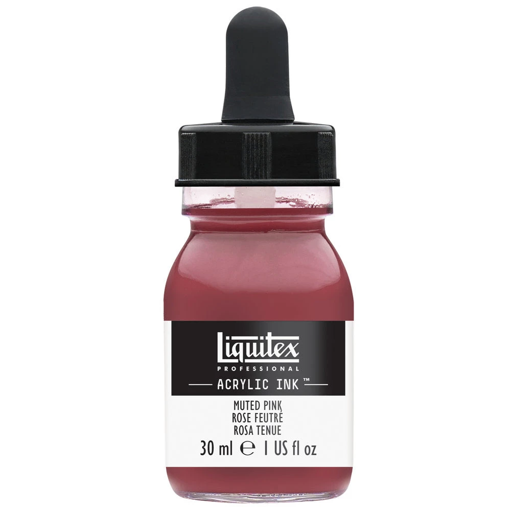 Professional Acrylic Ink - Muted Pink 1 Professional Acrylic Ink - Muted Pink