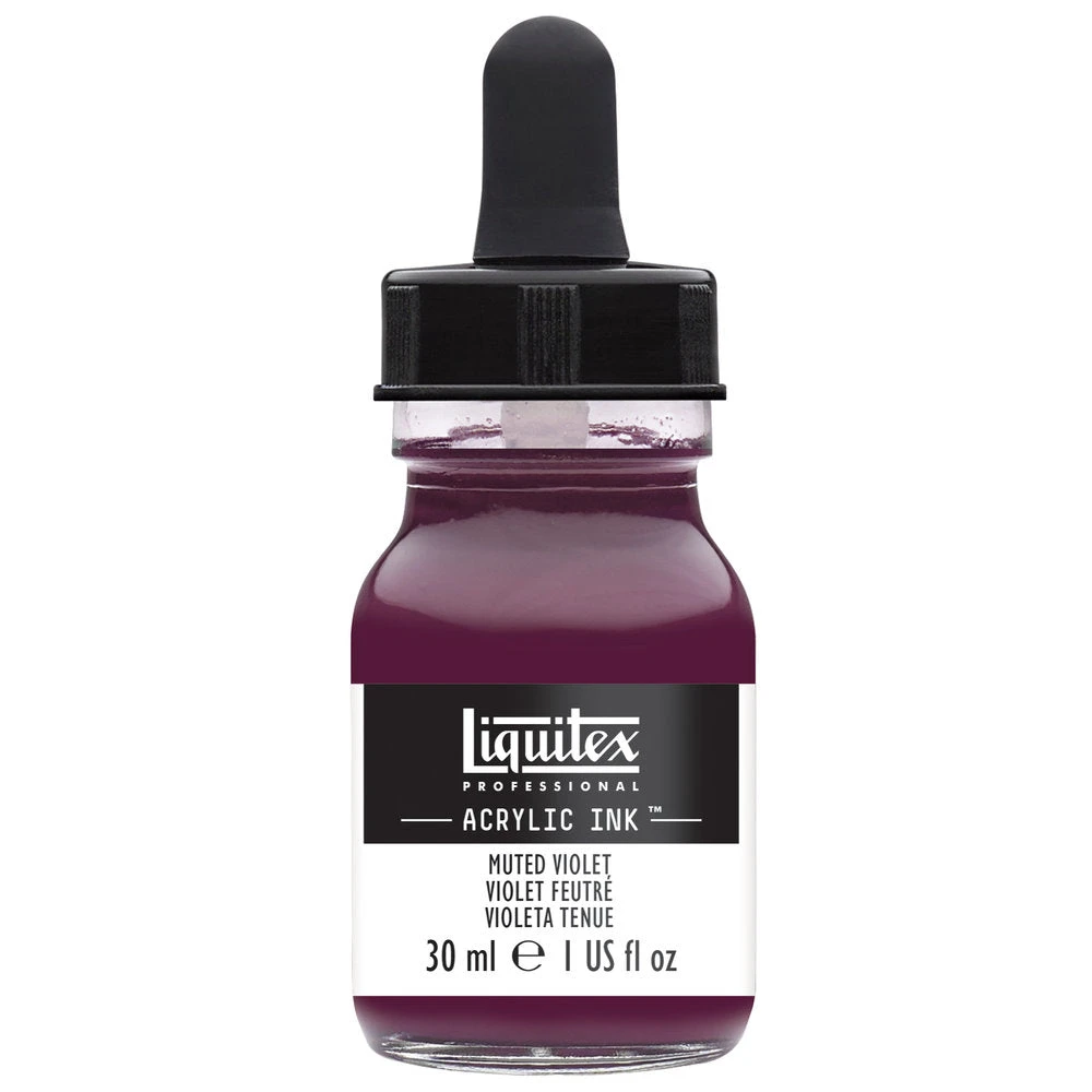 Professional Acrylic Ink - Muted Violet 1 Professional Acrylic Ink - Muted Violet