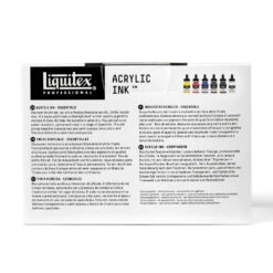 Acrylic Ink Set - 6x30ml - Essentials 15 Acrylic Ink Set - 6x30ml - Essentials -Liquitex 69095