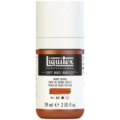 Professional Soft Body Acrylic - Burnt Sienna - Universal