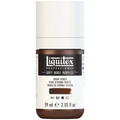 Professional Soft Body Acrylic - Burnt Umber - Universal