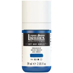 Professional Soft Body Acrylic - Cerulean Blue - Universal
