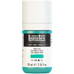 Professional Soft Body Acrylic - Cobalt Teal