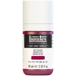 Professional Soft Body Acrylic - Deep Magenta - Universal