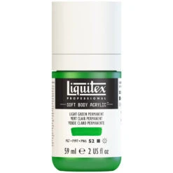 Professional Soft Body Acrylic - Light Green Permanent - Universal