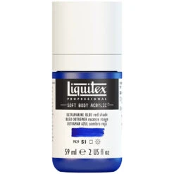 Professional Soft Body Acrylic - Ultramarine Blue Red Shade - Universal