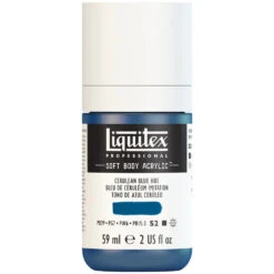 Professional Soft Body Acrylic - Cerulean Blue Hue - Universal