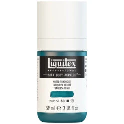 Professional Soft Body Acrylic - Muted Turquoise - Universal