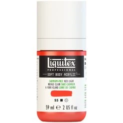 Professional Soft Body Acrylic - Cadmium-Free Red Light - Universal