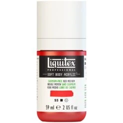 Professional Soft Body Acrylic - Cadmium-Free Red Medium - Universal