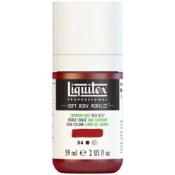 Professional Soft Body Acrylic - Cadmium-Free Red Deep - Universal
