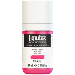 Professional Soft Body Acrylic - Fluorescent Pink - Universal