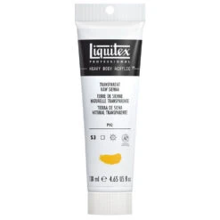 Professional Heavy Body Acrylic - Transparent Raw Sienna -Liquitex 69553