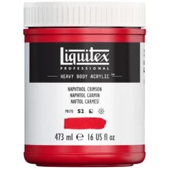 Professional Heavy Body Acrylic - Naphthol Crimson -Liquitex 69578