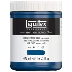 Professional Heavy Body Acrylic - Phthalocyanine Blue Green Shade -Liquitex 69580