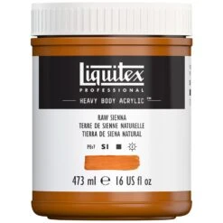 Professional Heavy Body Acrylic - Raw Sienna -Liquitex 69582