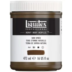 Professional Heavy Body Acrylic - Raw Umber -Liquitex 69583