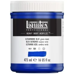 Professional Heavy Body Acrylic - Ultramarine Blue Green Shade -Liquitex 69584