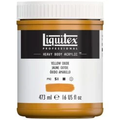 Professional Heavy Body Acrylic - Yellow Oxide -Liquitex 69585