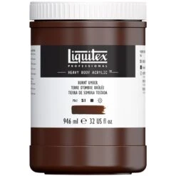 Professional Heavy Body Acrylic - Burnt Umber -Liquitex 69596