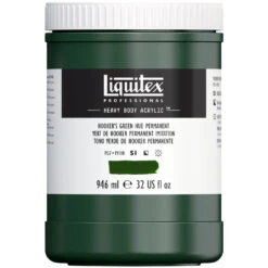 Professional Heavy Body Acrylic - Hookerâs Green Hue Permanent -Liquitex 69598
