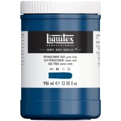 Professional Heavy Body Acrylic - Phthalocyanine Blue Green Shade -Liquitex 69605