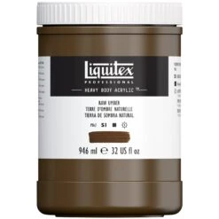 Professional Heavy Body Acrylic - Raw Umber -Liquitex 69608
