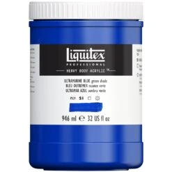 Professional Heavy Body Acrylic - Ultramarine Blue Green Shade -Liquitex 69609