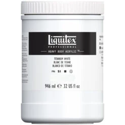 Professional Heavy Body Acrylic - Titanium White -Liquitex 69612