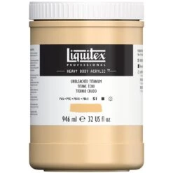 Professional Heavy Body Acrylic - Unbleached Titanium -Liquitex 69613