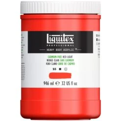 Professional Heavy Body Acrylic - Cadmium-Free Red Light -Liquitex 69616