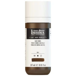 Professional Soft Body Acrylic - Raw Umber - Universal -Liquitex 69915