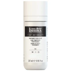 Professional Soft Body Acrylic - Transparent Mixing White -Liquitex 69922