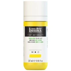 Professional Soft Body Acrylic - Cadmium-Free Yellow Light - Universal -Liquitex 69927