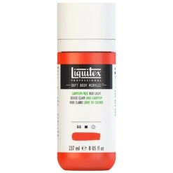 Professional Soft Body Acrylic - Cadmium-Free Red Light - Universal -Liquitex 69933
