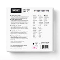 Heavy Body Acrylic Set - 12x22ml - Essentials 15 Heavy Body Acrylic Set - 12x22ml - Essentials -Liquitex 70257