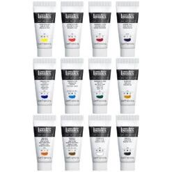 Heavy Body Acrylic Set - 12x22ml - Essentials 11 Heavy Body Acrylic Set - 12x22ml - Essentials -Liquitex 70258