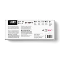Soft Body Acrylic Set - 6x59ml - Muted Collection + White -Liquitex 70307
